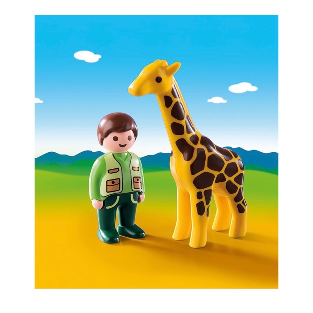 Playmobil 1.2.3 Zoo Playset with Blue Slide - Picture 11 of 16